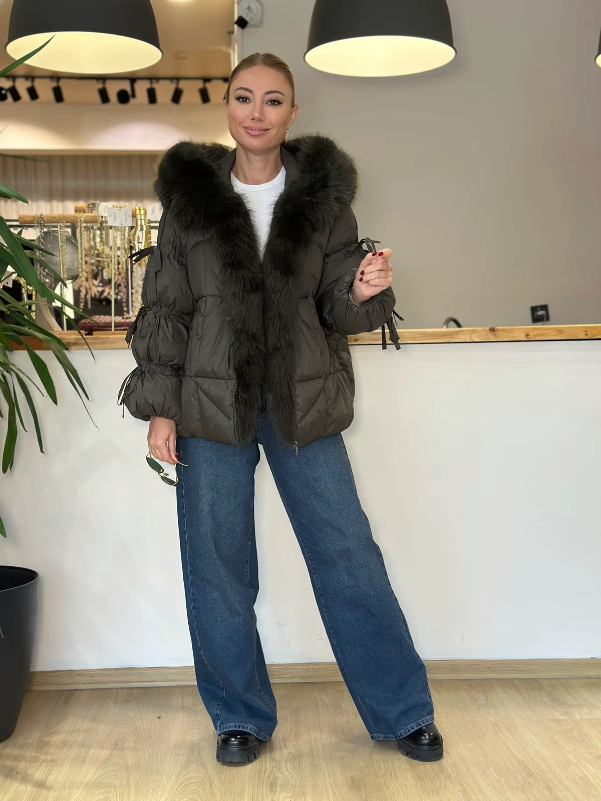 Bella Kürk Detaylı Haki Mont Askı00469 - ₺6.599,99 | ASKI BOUTIQUE Balat Bella Kürk Detaylı Haki Mont Askı00469 Mont - Detay Görseli 2 | ASKI BOUTIQUE Balat