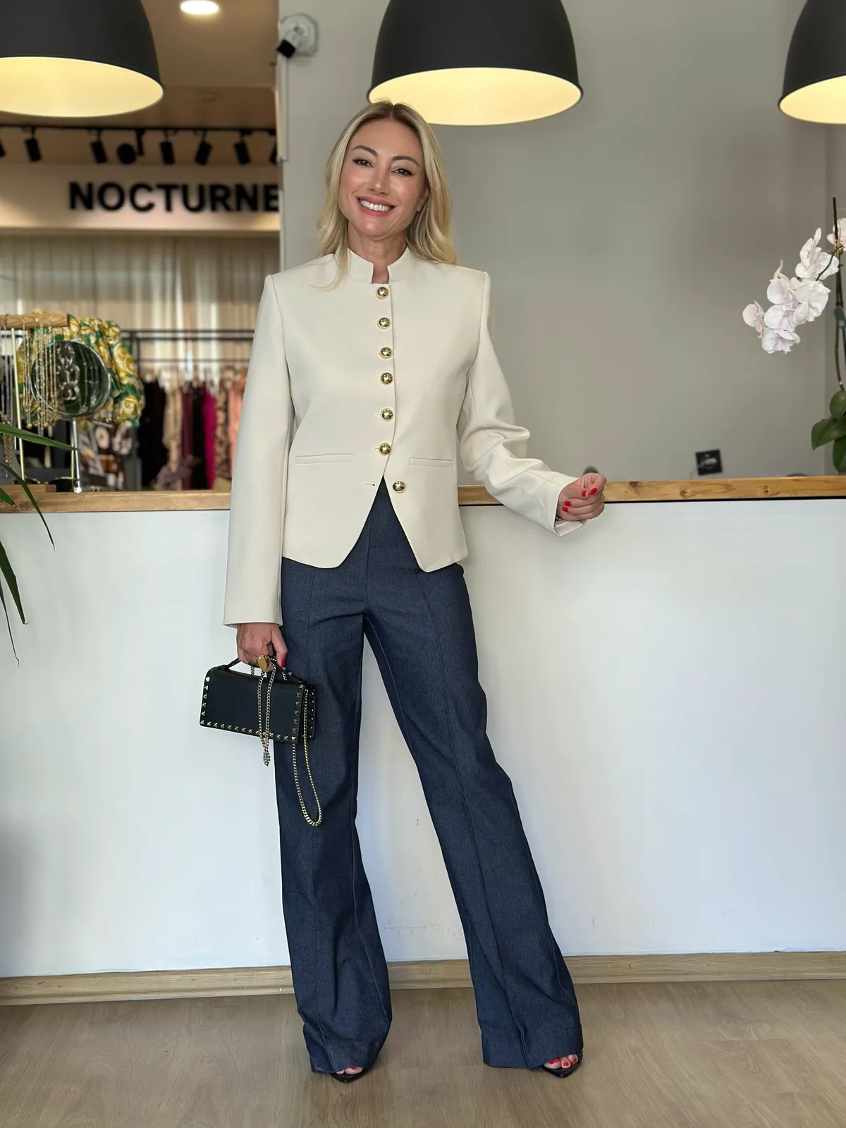 Denim Pantolon Askı00346 - ₺2.099,99 | ASKI BOUTIQUE Balat Denim Pantolon Askı00346 Pantolon (Özel Butik Kumaş) - Butik Modeli | ASKI BOUTIQUE Balat