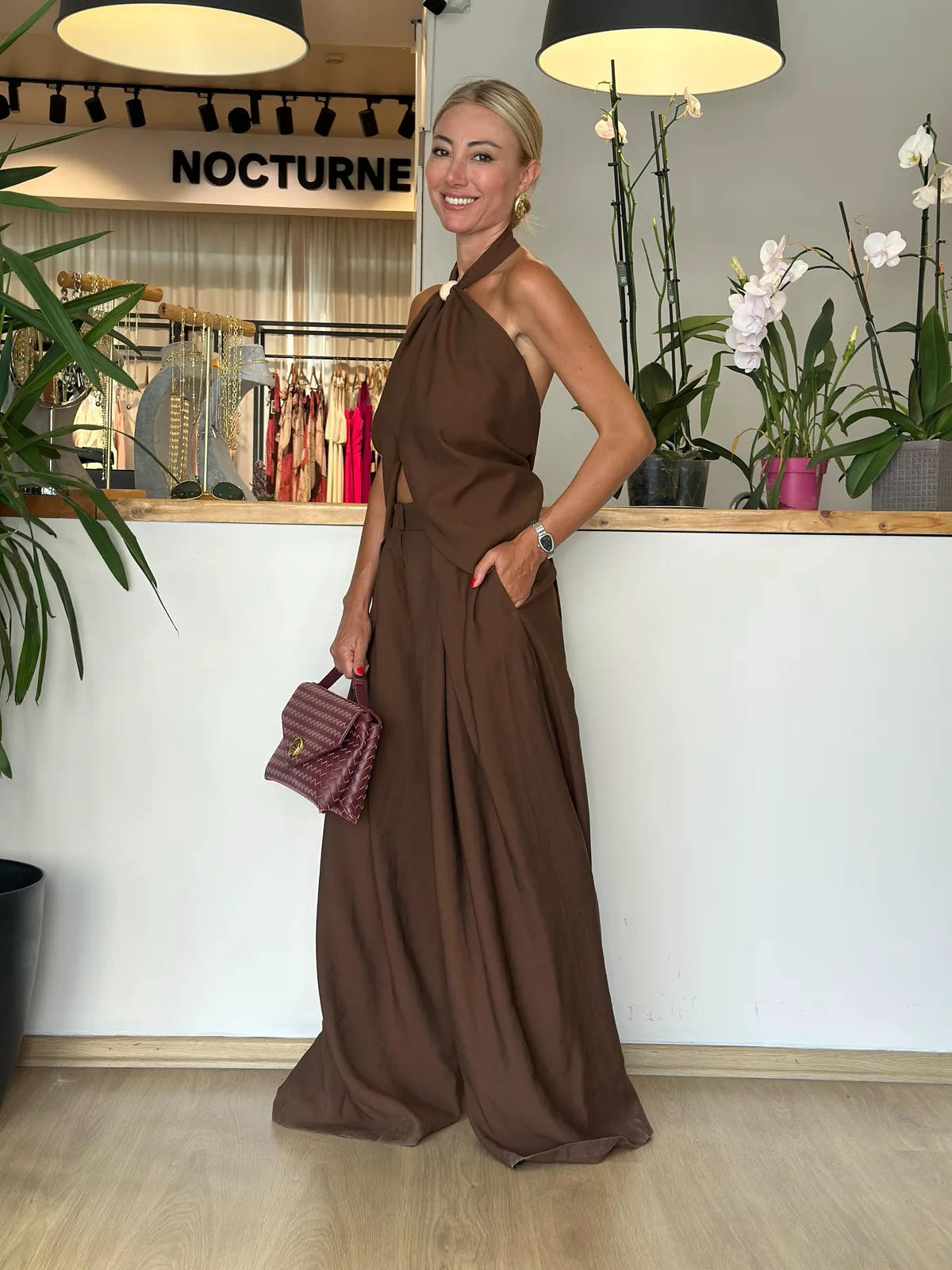 Kahve Boğaz Detaylı Takım - ₺4.399 | ASKI BOUTIQUE Balat Kahve Boğaz Detaylı Takım Takım - Detay Görseli 4 | ASKI BOUTIQUE Balat