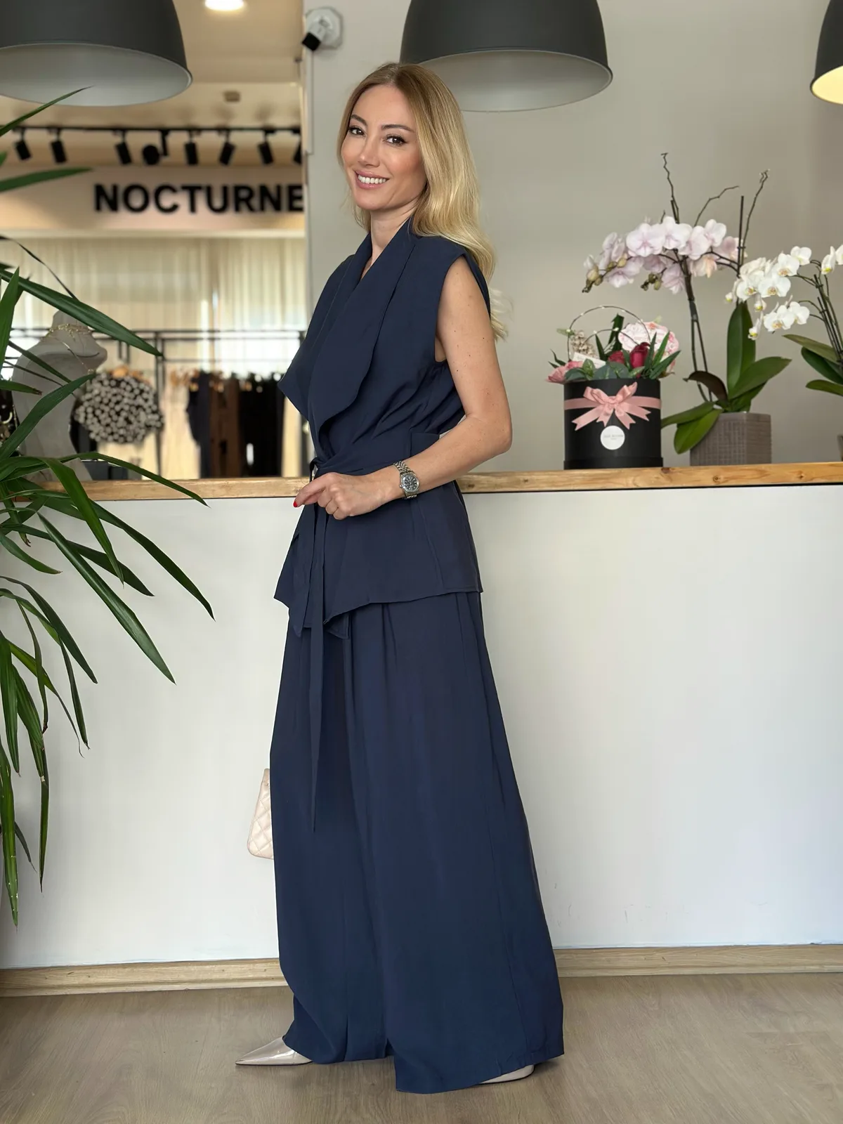 Kruvaze Lacivert Paris Takım Askı00130 - ₺2.599,99 | ASKI BOUTIQUE Balat Kruvaze Lacivert Paris Takım Askı00130 Takım - Detay Görseli 3 | ASKI BOUTIQUE Balat